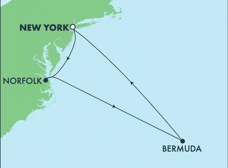 7 Day from NYC to Bermuda